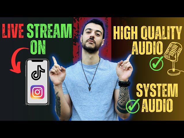 How To Go Live On TikTok & Instagram | High Quality Microphone & System Audio