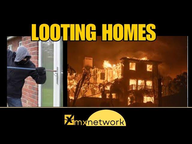 While LA burns & people lose everything, looters seek to take what's left!