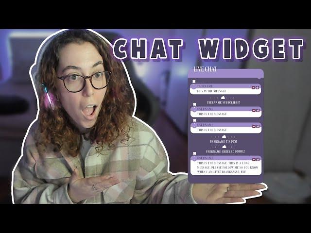 [QuickTut] SETUP CHAT WIDGET W/STREAMELEMENTS | StormeGraphics