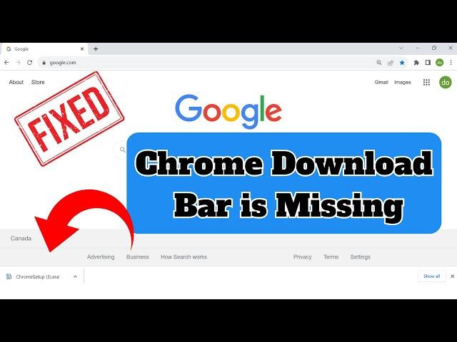 How to Bring Chrome Download Bar back at Bottom