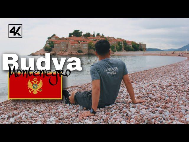 Budva Montenegro City walk tour | Drone video