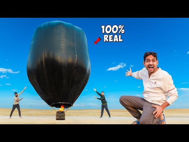 We Built Biggest Hot Air Balloon - Will It Fly ?