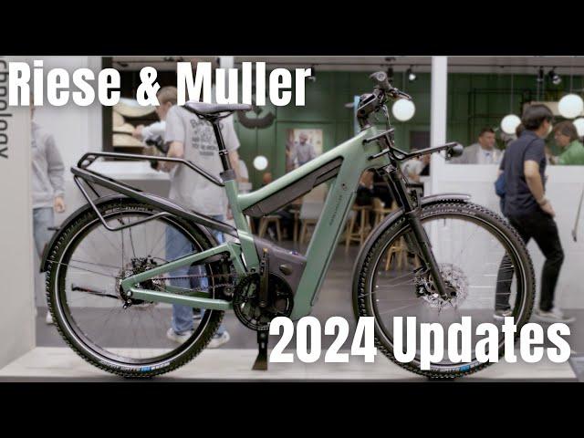 Riese & Muller 2024 Updates at Eurobike | New bikes & accessories!