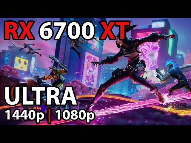 FORTNITE CHAPTER 4: SEASON 2 | RX 6700 XT | Benchmark | 1440p | 1080p