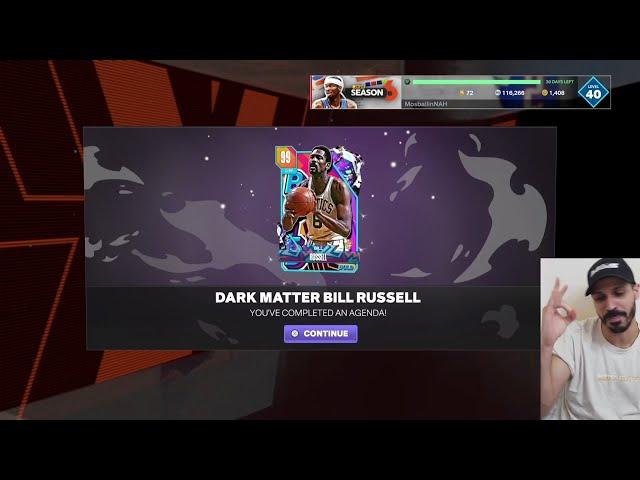 HOW I GOT DARK MATTER BILL RUSSELL AGENDA QUICK - TIPS AND TRICKS! - No Player Market # 36