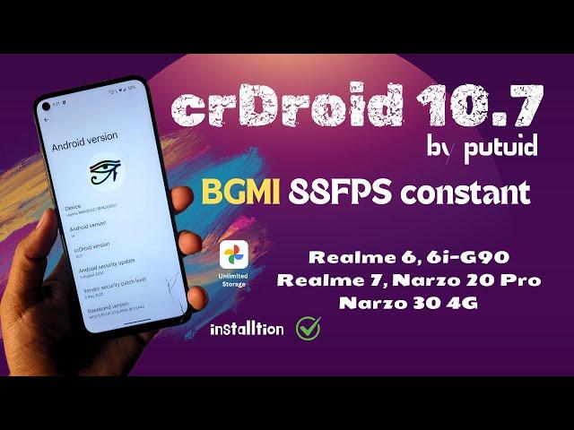 crDroid 10.7 - The absolute gaming ROM [] Realme 6, 6i, 7, Narzo 20 Pro & Narzo 20 4G