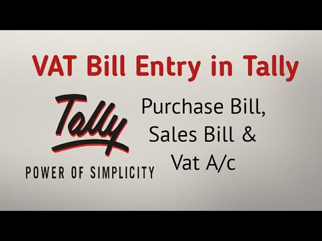 Tally Course In Nepali | Part-10 | Purchase & Sales Vat Bill Entry In Tally |