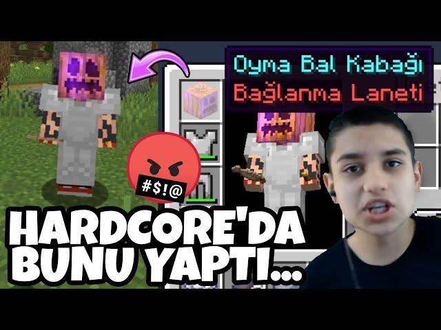 bu sefer GERÇEKTEN çok KIZDIM. AYIP LAZ  (Ekiple Minecraft Hardcore)