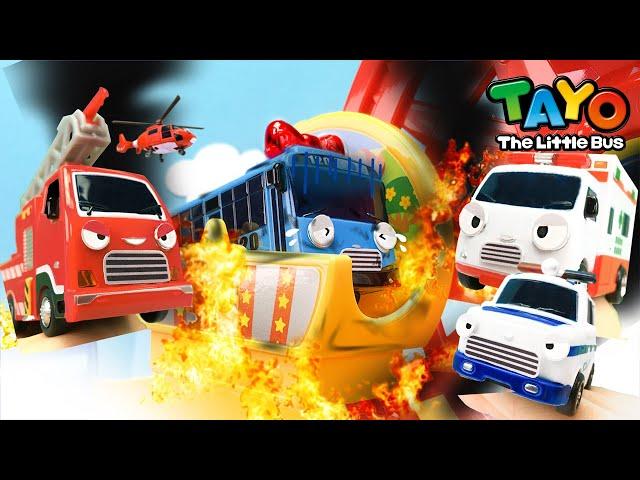 Tayo Rescue Team Song l Tayo the Little Bus is in danger! l Brave Cars l Tayo the Little Bus