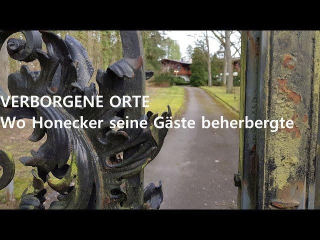 Wo Honecker seine Gäste beherbergte