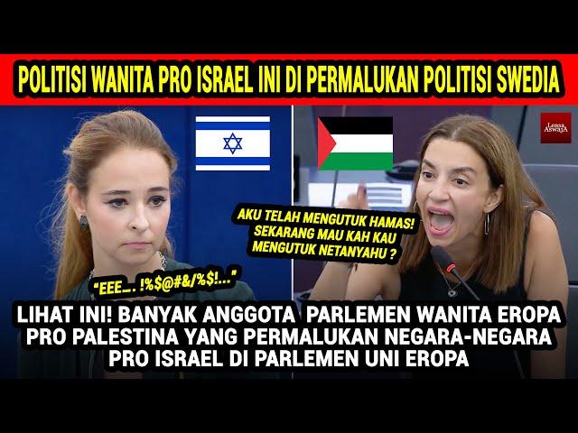 SERU! Anggota Parlemen Wanita Pro ISRAEL ini Habis di Ulti oleh Politisi Wanita SWEDIA Pro PALESTINA