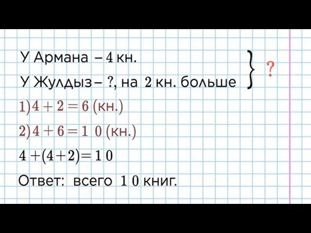 Задачи в 1 и 2 действия. 2 КЛАСС МАТЕМАТИКА