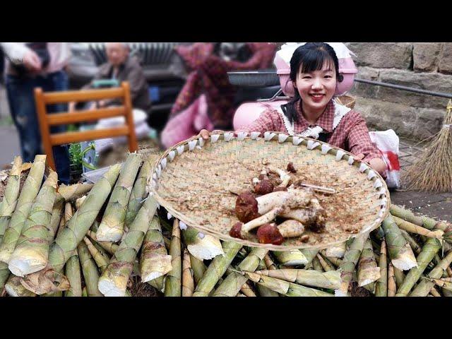 400 catties of bamboo shoots and 40 catties of mushrooms are on sale! 15 yuan 1kg of pure natural