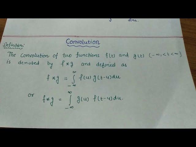 Convolution Theorem(Fourier transform)