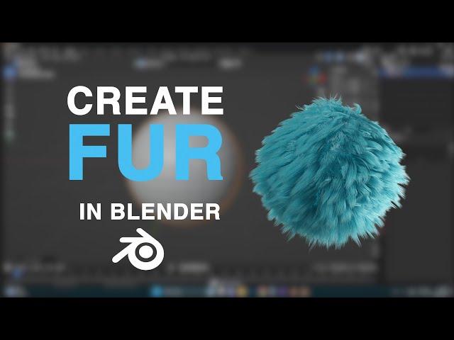 Create dynamic Fur/Hair in Blender Tutorial!