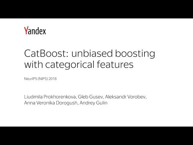 CatBoost: unbiased boosting with categorical features