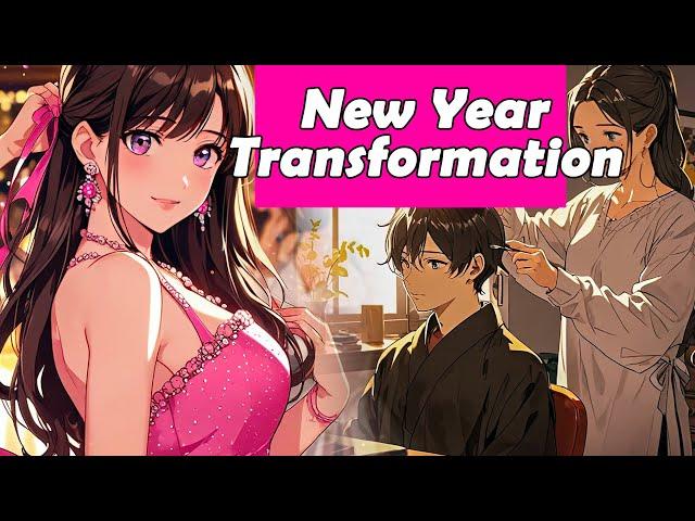 New Year Transformation: Crossdressing story | tg  transformation | tg tf | mate to female