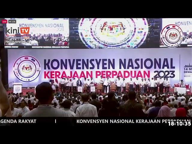 LIVE: Konvensyen Nasional Kerajaan Perpaduan