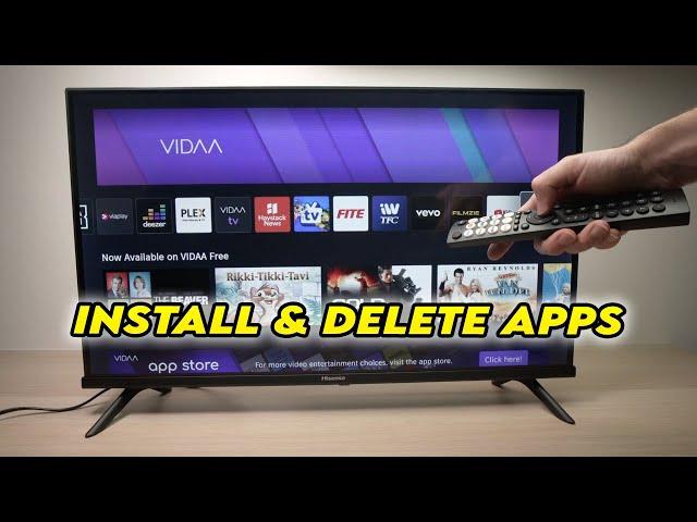 Hisense Vidaa Smart TV: How to Install and Delete Apps