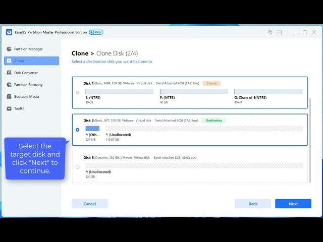 Clone Disk to HDD or SSD in Simple Clicks - EaseUS Partition Master