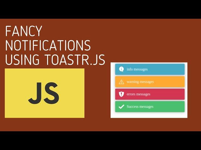 How to Create Toast Notifications (or Popups) - HTML, CSS & JavaScript Tutorial