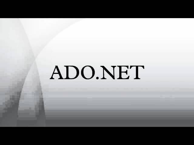 ADO.NET