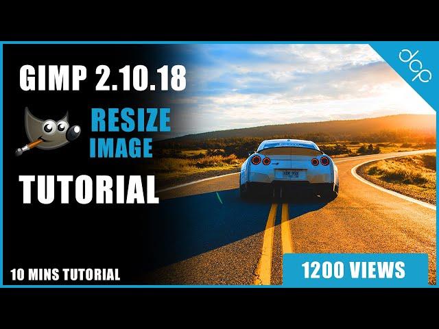 Resize Image in Gimp Tutorial - GIMP 2.10