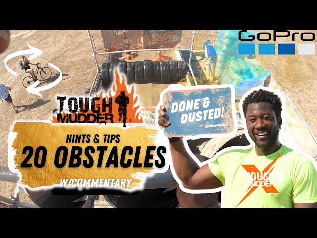 Tough Mudder GoPro  POV Hints and Tips. Morden Park England. 10K 20 All Obstacles with commentary