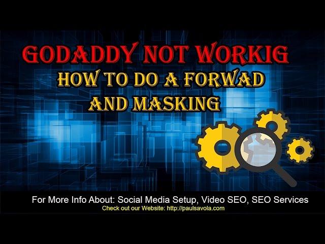 Try THis | Godaddy domain forwarding masking not working