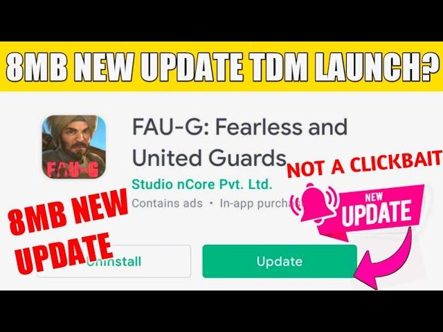 Faug | Faug New 8MB Update | Faug New Update Today | Faug New Update Tdm Update | Faug New Update