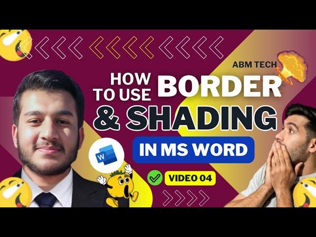 Mastering the Paragraph and Page Border, Shading in MS Word || Best Tips and Tricks || Urdu & Hindi