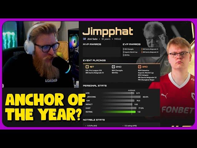 fl0m Reacts to Jimpphat as HLTV's Top 17 Player of 2024