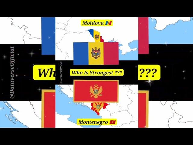 Moldova  vs Montenegro  General Comparison #shorts  #dataverseofficial