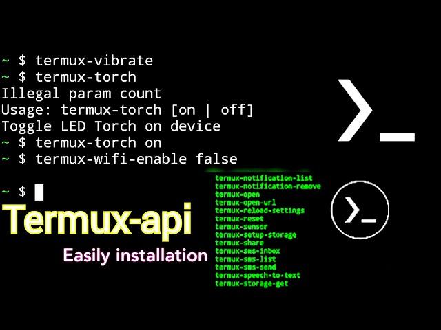 Termux-api in Termux. Installing Termux-api on Android