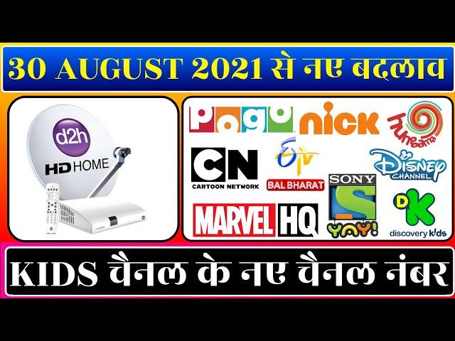 D2h New Kids Channel Number | 30 August 2021