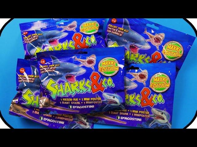 SHARKS and CO Figures Maxxi Edition Ƹ̴Ӂ̴Ʒ DeAgostini | Unboxing blind bags opening