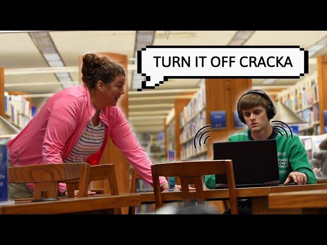 Inappropriate Christmas Songs In The Library