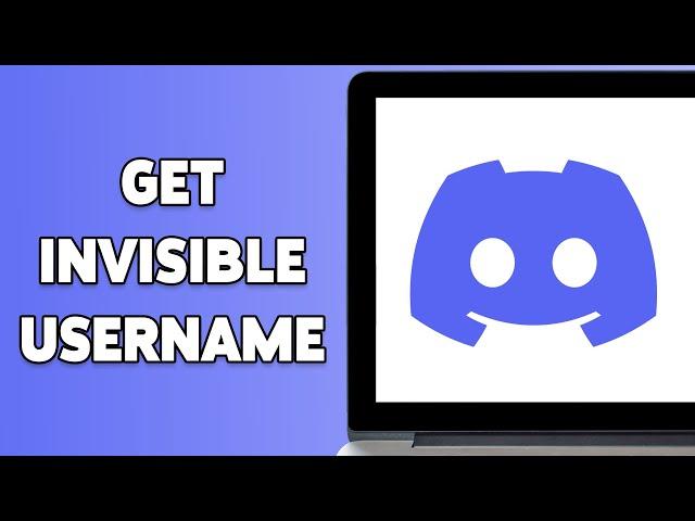 How To Get Invisible Username In Discord 2024 | Create An Anonymous Profile