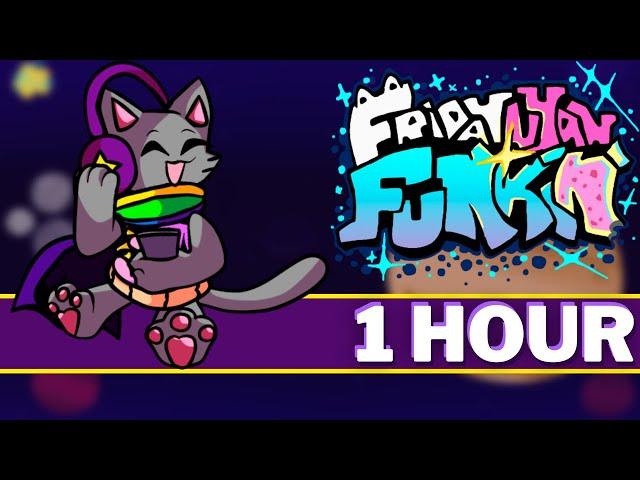 NYAN - FNF 1 HOUR Songs (FNF OST Mod Vs Nyan Cat) Friday Night Funkin