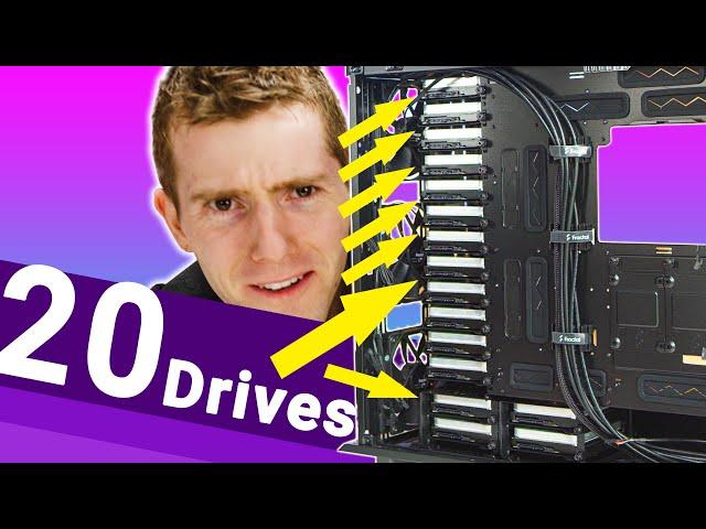 320 TERABYTES in a normal case!! - The DIY 4k editing NAS