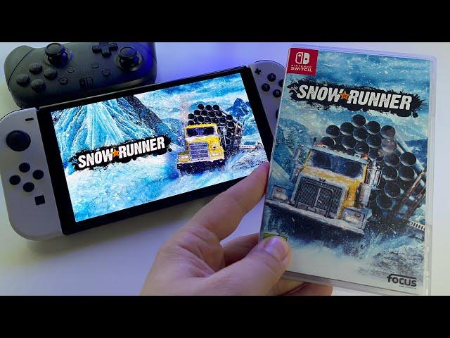 SnowRunner - Review | Switch OLED handheld gameplay | is it worth it?