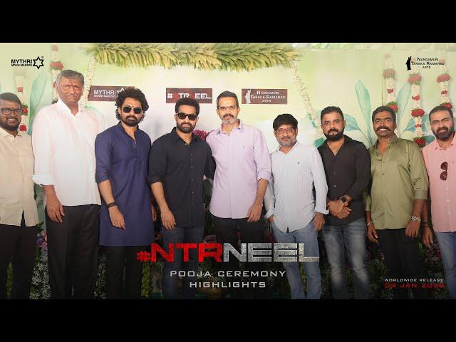 #NTRNEEL Pooja Ceremony | NTR | Prashanth Neel | Ravi Basrur | Mythri Movie Makers | NTR Arts