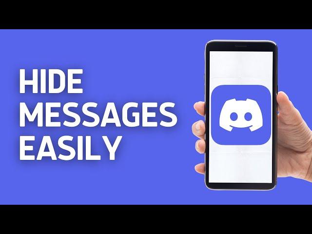How to Hide Messages on Discord Mobile | Send A Hidden Message On Discord (2024)
