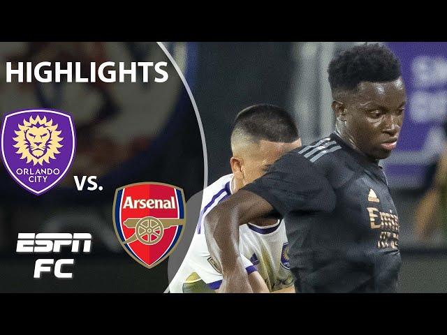 Eddie Nketiah and Reiss Nelson lead Arsenal to 3-1 win vs. Orlando City SC | Highlights | ESPN FC