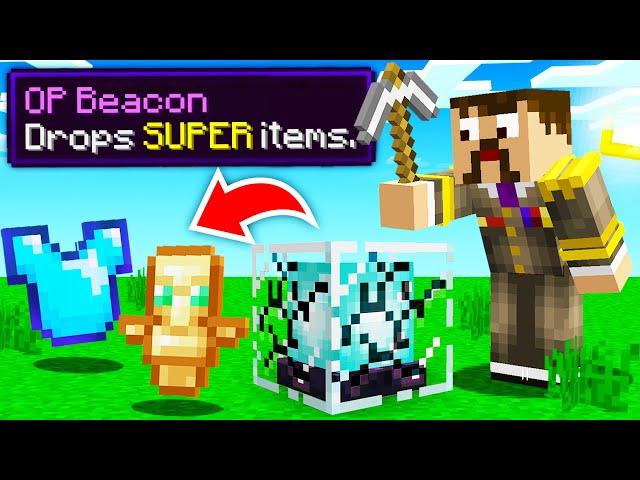 Minecraft Hide or Hunt, But Beacons drop OP Items..