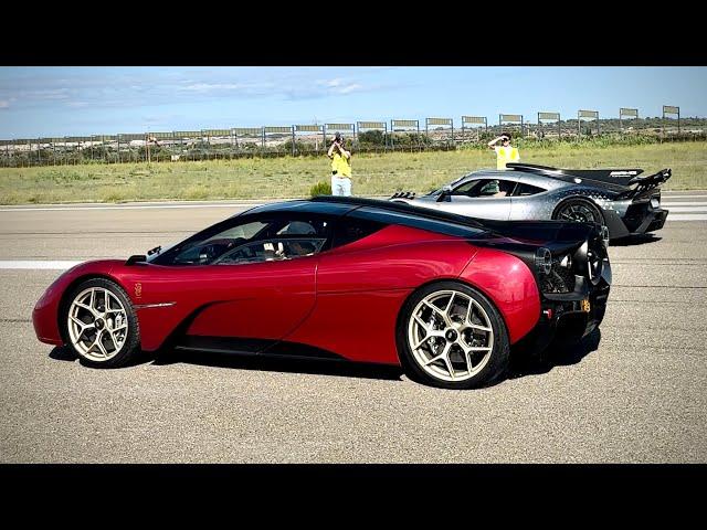 Gordon Murray T50 EPIC On-Board launch 0-280KMH!! Crazy V12 sound at SOC 2024