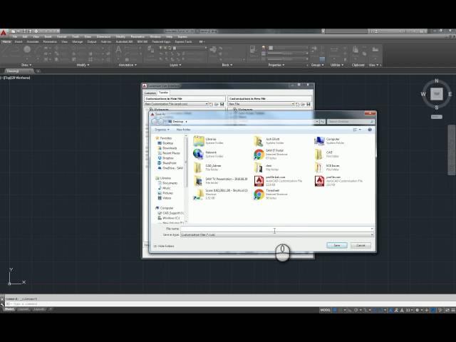 Exporting Workspaces in AutoCAD