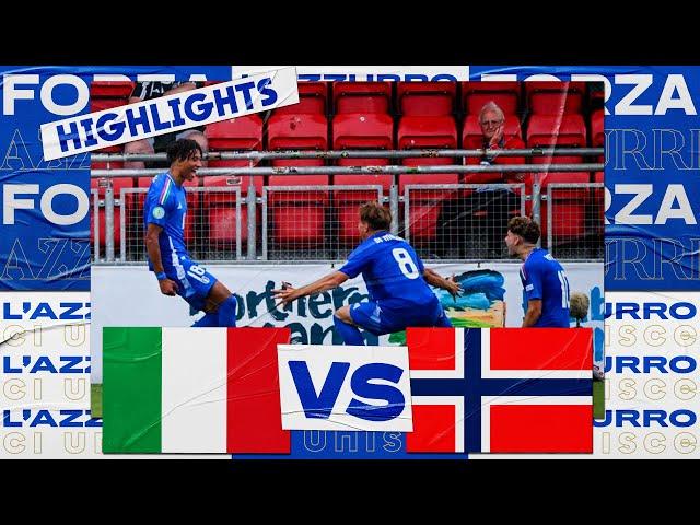 Highlights: Italia-Norvegia 2-1 | Under 19 EURO 2024