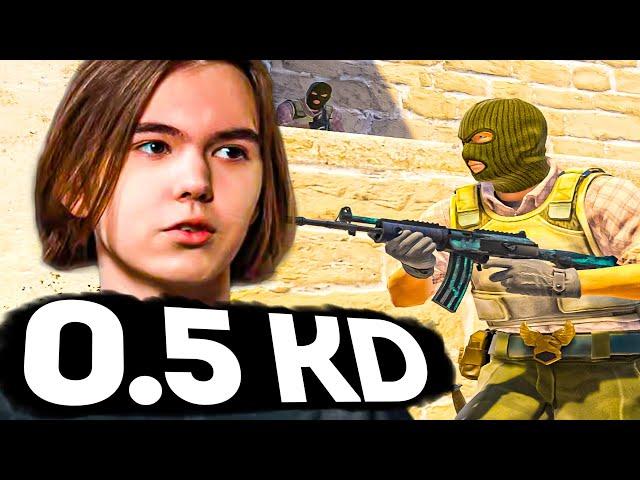 donk сыграл в 0.5 kd на faceit - разбор демки