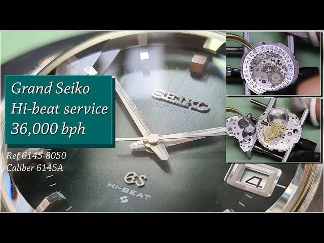 1972 Grand Seiko GS61 Hi-Beat service ref 6145 8050 Caliber 6145A